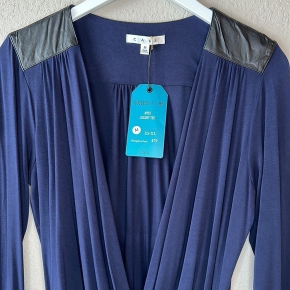 NWT CAbi Midnight in Paris Luxury Tee Style 953 Size M - Picture 3 of 16